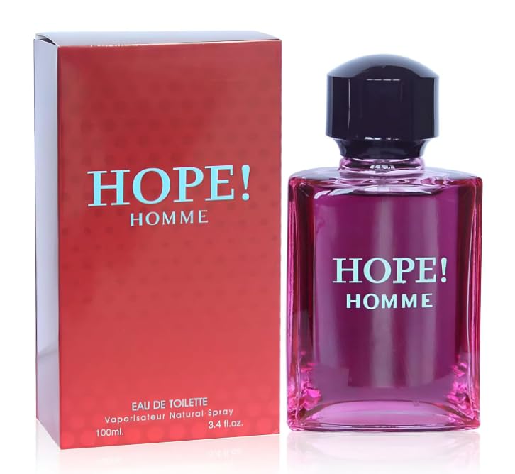 Hope Cologne for Men Eau De Toilette Natural Spray|Fruity and Floral Scent|Elegant and Classic...