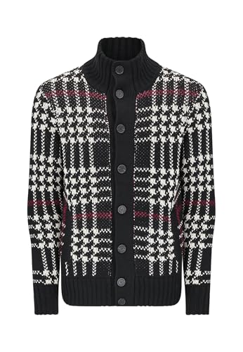Cardigan Merc Inwood pour homme : gilet en maille classique élégant