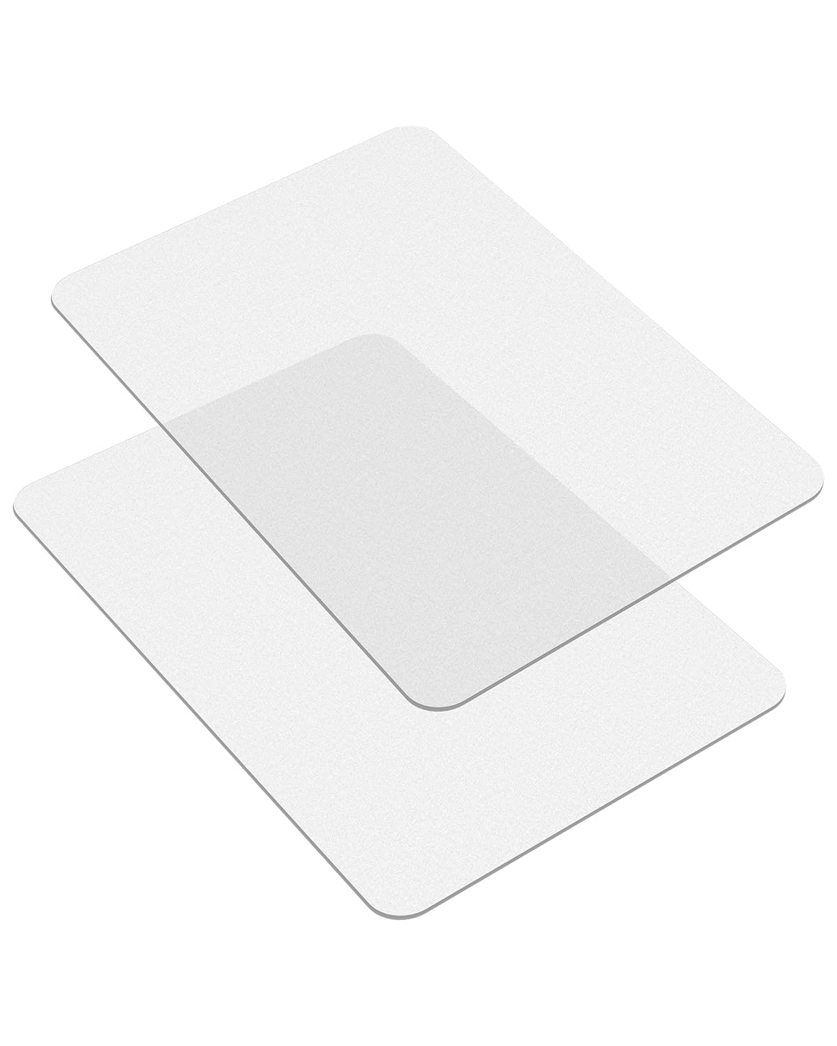Soimeat Hard Frosted Office Chair Mat for High Pile Carpet &amp; Hardwood Floor