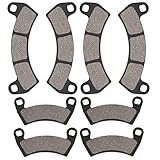 KLHRYX Heavy Duty Front & Rear Brake pads replacement for Polaris RZR XP 4 Turbo S 2016-2024