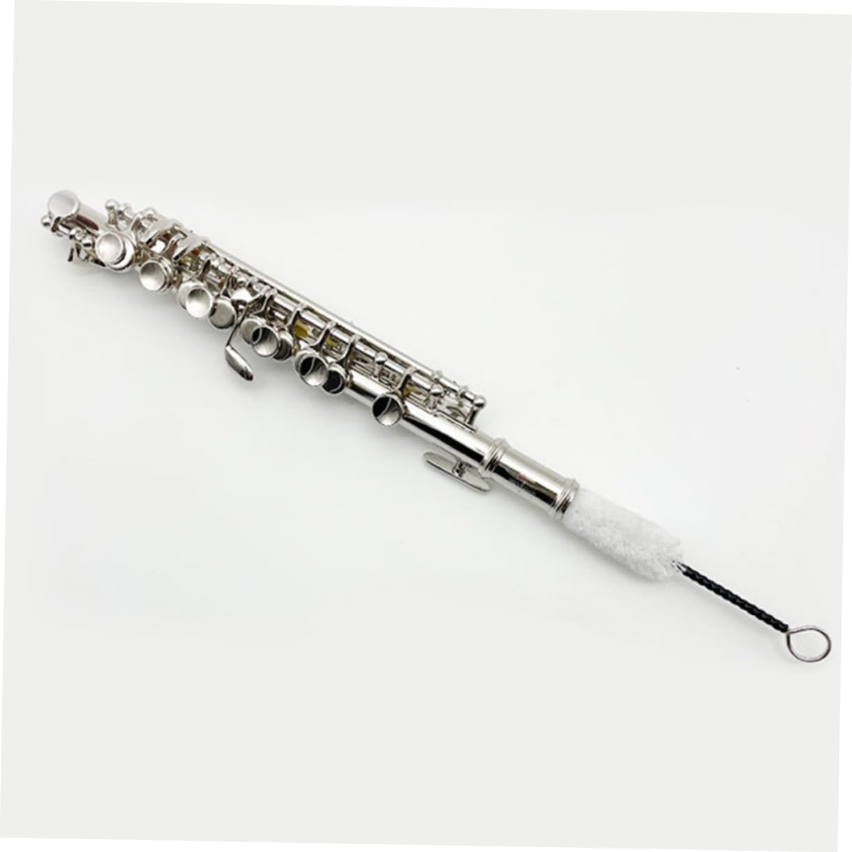 Cepillo de Limpieza para Flauta de Algodón Suave, Hisopo Reutilizable para Interior de Flautín, Kit de Limpieza para Mantenimiento y Cuidado del Instrumento Musical