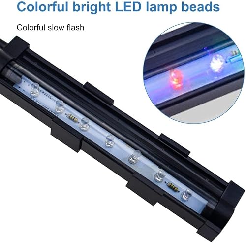 Miniatura 5 de DONGKER Luz de burbuja para acuario, lámpara LED impermeable para pecera con ventosa para acuario, tanque de tortugas