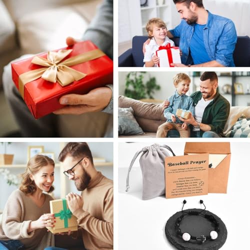 Image of Leyung Baseball Gifts for Boys 8-12 12-14, Stocking Stuffers, Baseball Cool Stuff Cross Bracelet for Teenage Boys Teen Girls, Birthday Easter Christmas Valentines Day Gifts for Son Grandson Brother