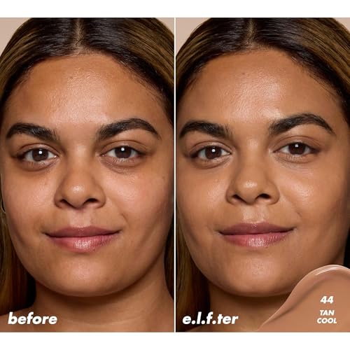 Image of e.l.f. Soft Glam Satin Concealer, Medium Coverage For Blemishes & Under-Eye, Crease-Resistant, Long Lasting, Vegan & Cruelty-Free, 44 Tan Cool