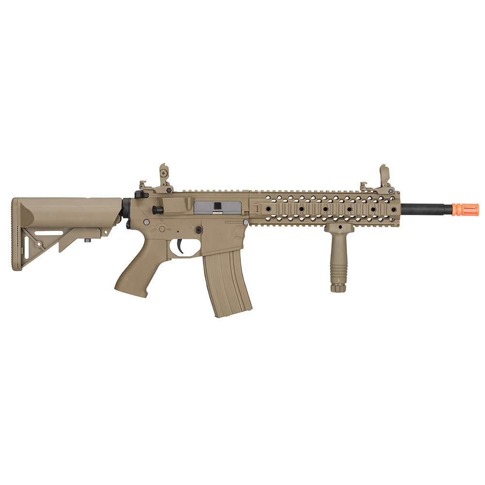 Lancer Tactical Gen 2 EVO AEG LT-12 AEG Aerosoft Gun, KeyMod Tan with High FPS