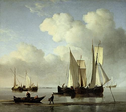 Art Tableau Willem Van De Velde Affiche Impression Décoration Murale 60x90cm