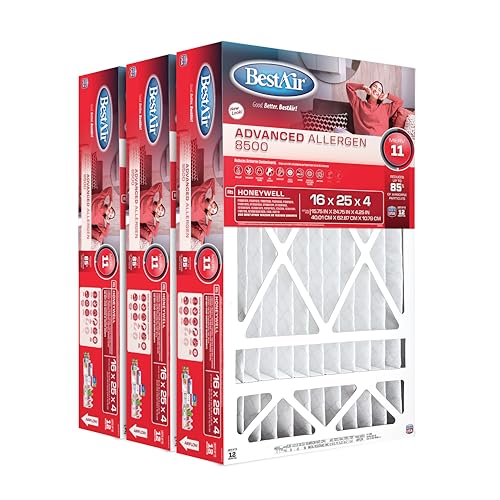 BestAir HW1625-11R AC Furnace Air Filter, 16