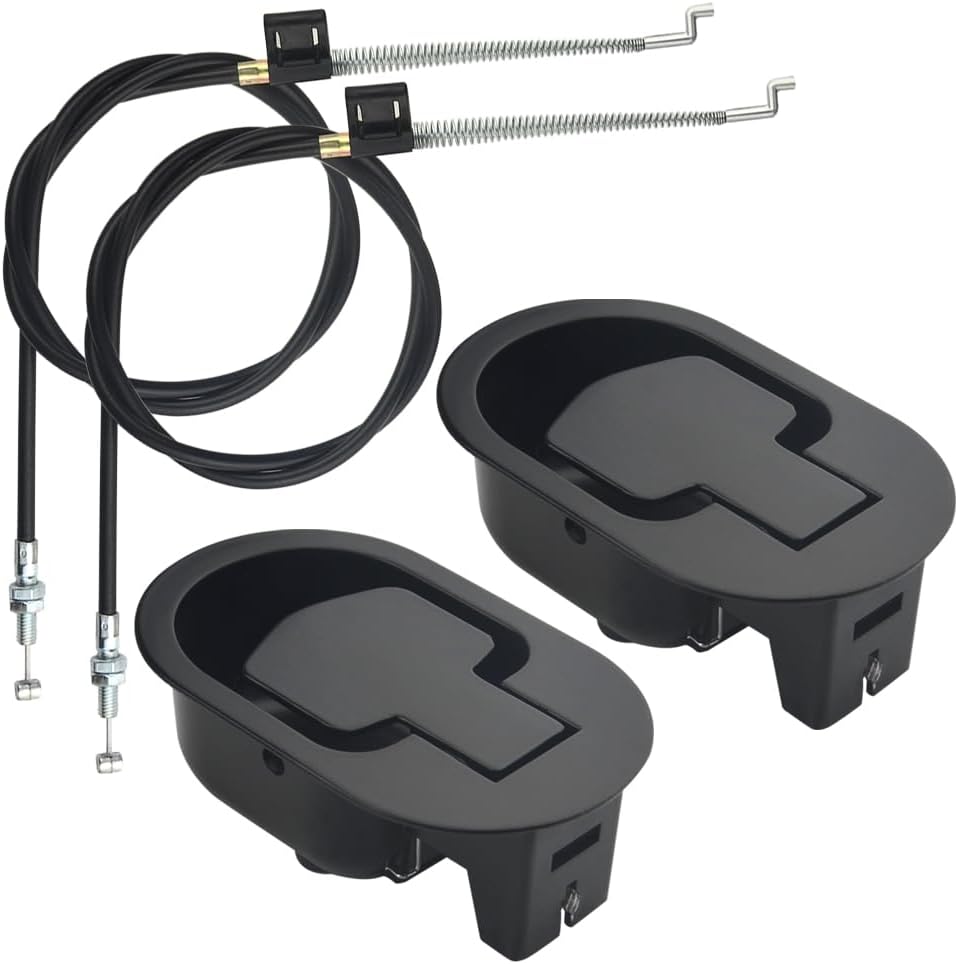 TOVOT 2 Sets Metal Recliner Handle with Cable Sofa Replacement Parts