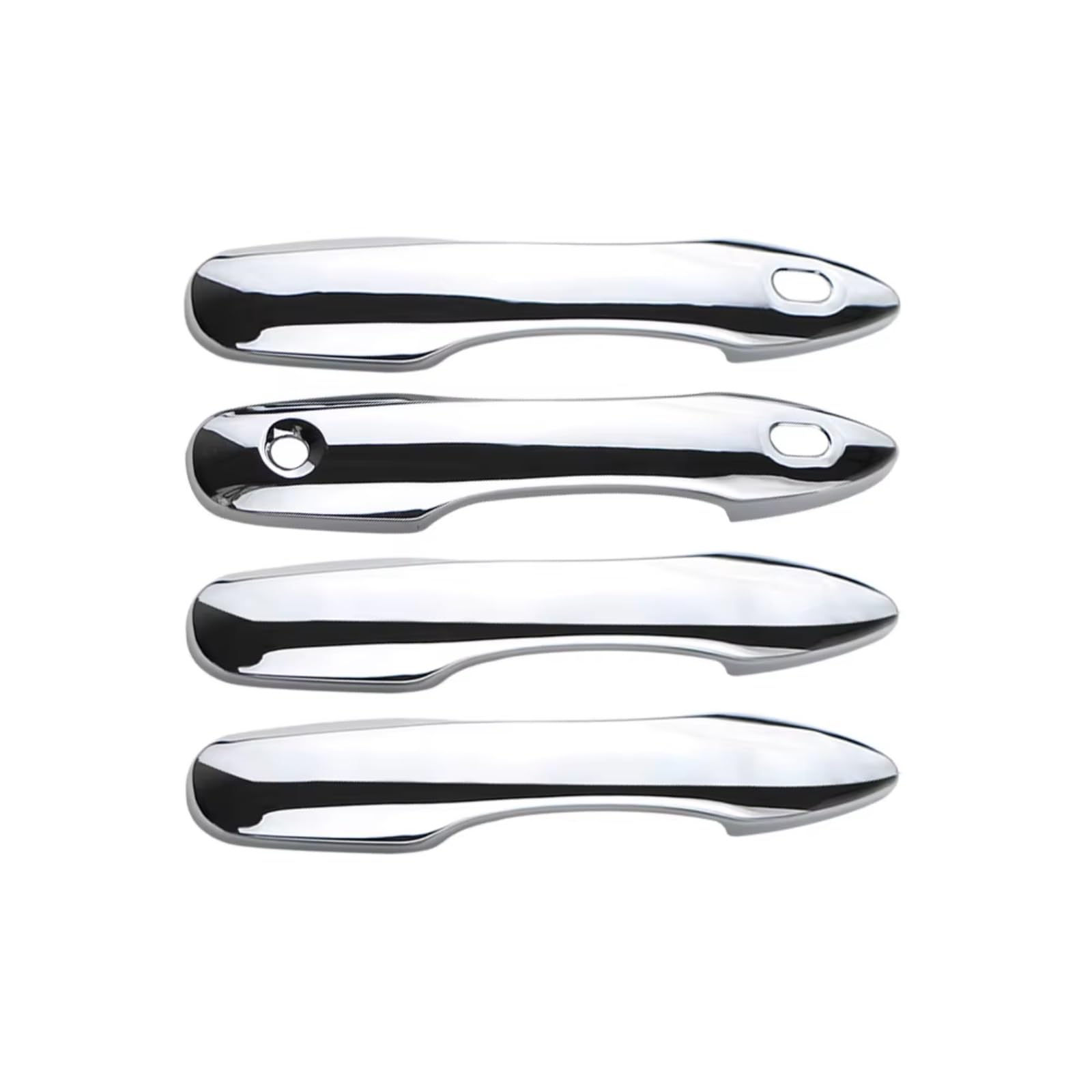 Qdzvalumv Silver Car Door Handles Cover Shell Compatible With Toyota For Corolla For Cross Xg10 2021-2024 Car Door Handle Cover Decoration Sticker Trim(Silver)