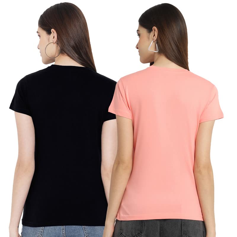 Image of Preneum Women's Letter Print Regular Fit T-Shirt