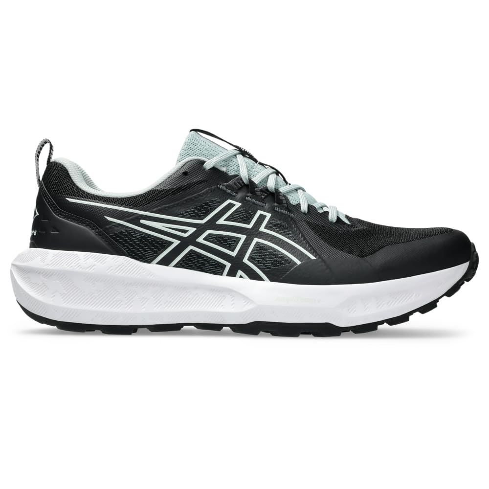 Asics Mens Running Gel-Sonoma 8 Trainers, Black/Grey, Size 8, Men
