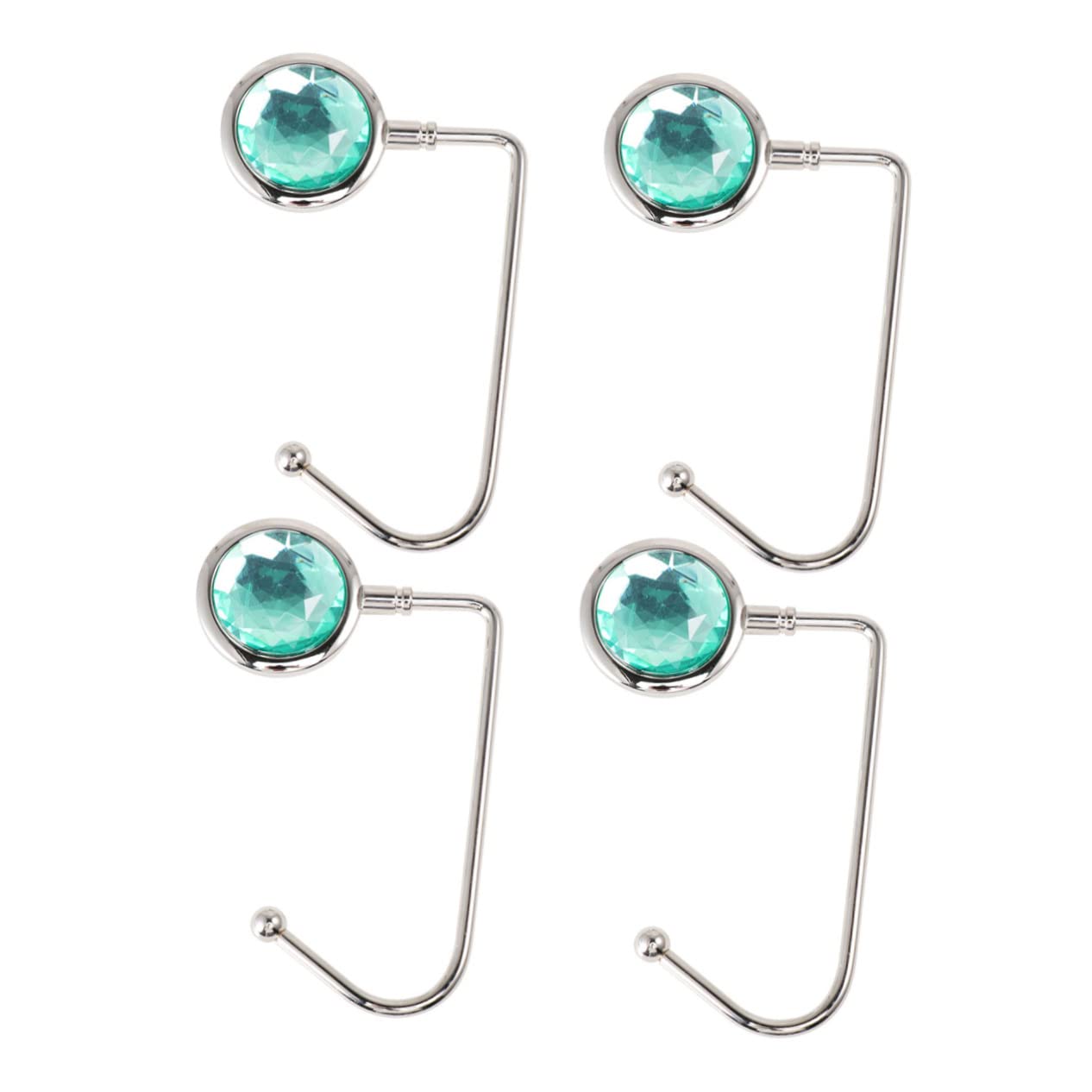 SHERCHPRY 4pcs Bag Hangers Desktop Hooks Zinc Alloy Purse Hanger Table Hooks for Backpacks