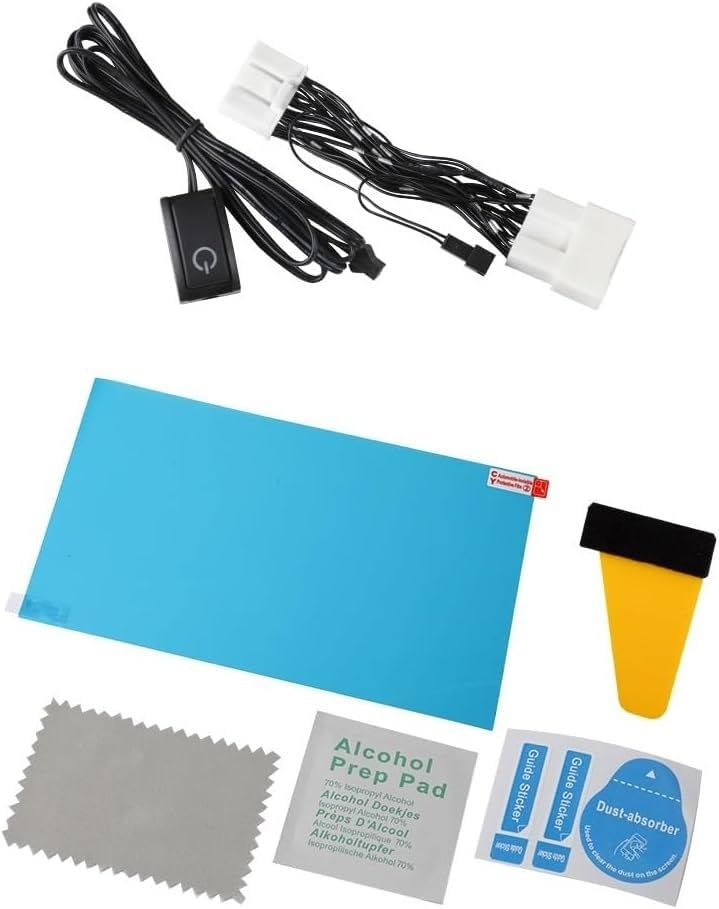 YOURS(ユアーズ) ランドクルーザー 250 適合 テレビキャンセラー + カーナビ保護フィルム 1枚 セット TVキット TV