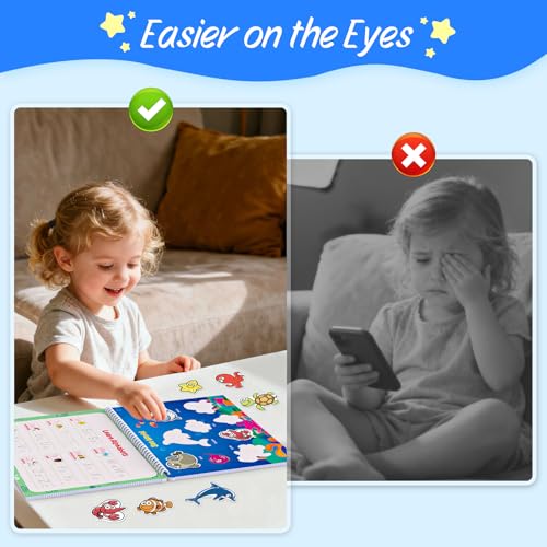 Busy Book for Toddlers 3+, Preschool Learning Activities with 30 Themes Prek Preschool Workbooks, Montessori Educational Learning Toys for Autism Sensory Travel toys,Back to School,Birthday Gifts by Websonaw - Image 5