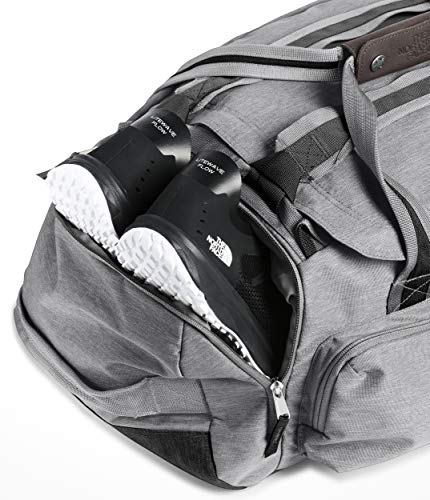 The North Face Berkeley Duffel—M, Mid Grey Light Heather/TNF Black Heather, OS