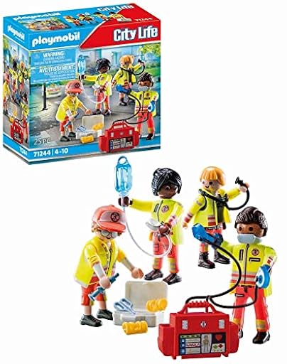 PLAYMOBIL City Life 71244 Equipo de Rescate, Juguete para niños a Partir de 4 años | Ya disponible en tu tienda friki favorita! En mundofriki.es!
