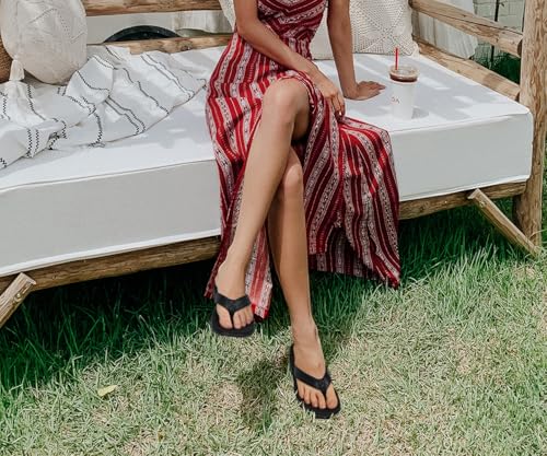 KuaiLu Comfortable Flip Flops for Women with Arch Support Summer Beach Walking Thong Sandals Slip On Indoor Outdoor2