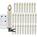 Produktbild HENGDA® 30stk.LED Lichterkette Christbaumschmuck Party Weihnachtskerzen IR Kabellos Set Fernbedienung