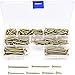 Price comparison product image Drado 200 Piece Screws Assortment, 8 Different Screw Sizes, Rust Resistant Wood Screws, Screw Set with Mixed Screws Selection for Home DIY Projects