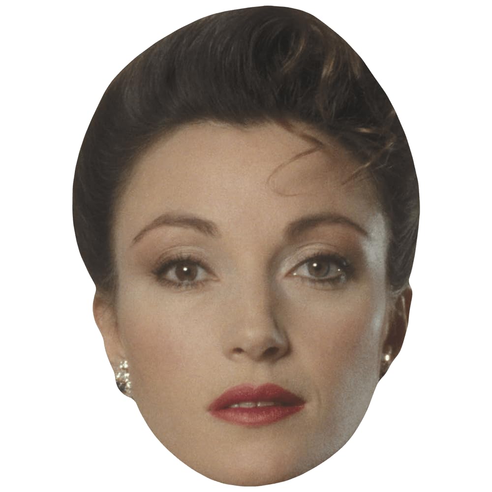 Celebrity Cutouts Lifelike Jane Seymour (Young) Celebrity Mask, Flat Card Face, Fancy Dress Mask