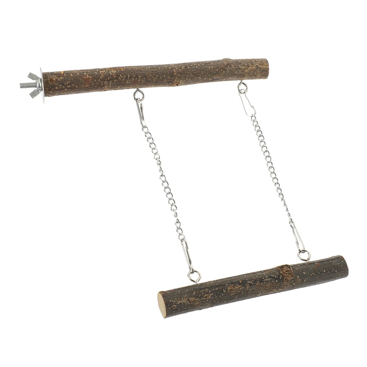 BESPORTBLE 5ensembles Perchoir pour Oiseaux Balancelle pour Perruches Et Perroquets Jouet Naturel Activité Support De pour Cage à Oiseaux Accessoire De pour Petits