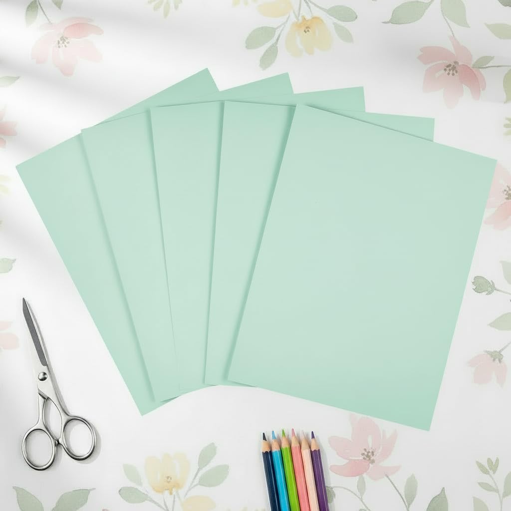 Couverture en vélin Bristol de 30,4 kg, finition lisse, lot de 250 feuilles - Papier cartonné lourd de qualité supérieure pour travaux manuels, impression et projets professionnels, sans acide (1