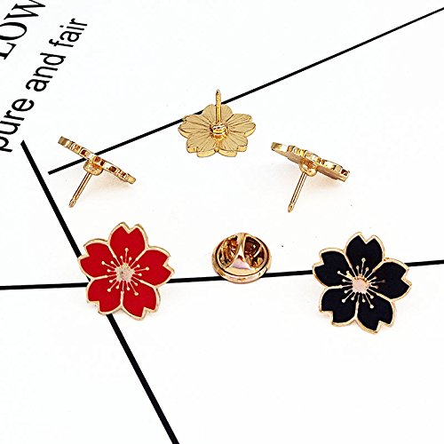 image for Flairs New York Foodies and Floral Theme Enamel Lapel Pin Brooch Badge