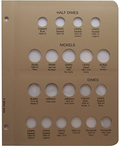 Dansco Us Type Coin Album 1800-Date #7070 #TOP2