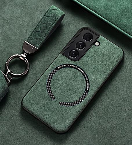 Étui de chargement magnétique pour Samsung S21 Plus fini les rayures grâce au daim