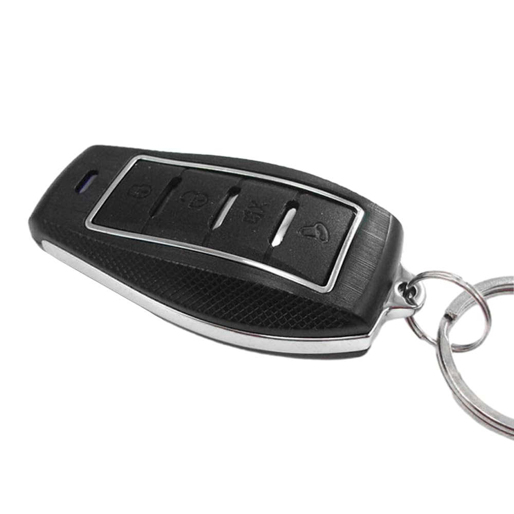 UniV/e*rsal Dispositif d'alarme de voiture, UniV/e*rsal Dispositif d'alarme automatique à vibrations à télécommande, convient pour les voitures DC 12 V