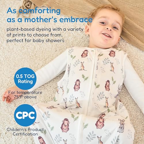 Image of TotAha Toddler Sleep Sack 2T-4T, Soft Wearable Blanket Baby Sleep Bag, Light 0.5 TOG or Medium-weight 1.0 TOG Sleeping Sacks