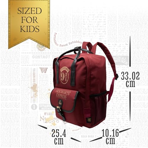 Harry Potter Backpack 9 ¾, Red, One Size4