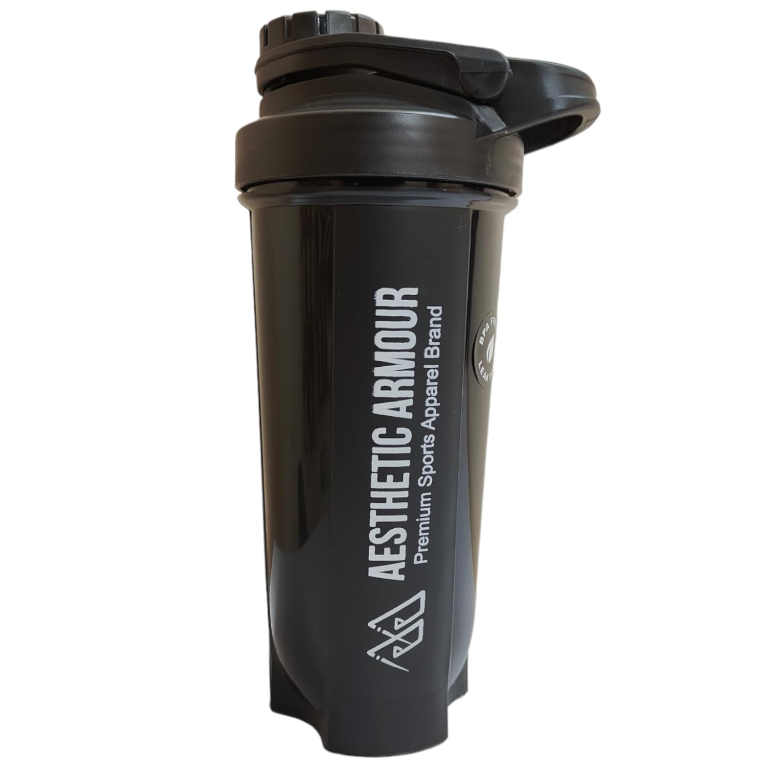 Aesthetic Armour Epic Gym Shaker Bottle for Workout and Sports Activity(High Density PolyEthylene, Pack of 1,Black)-image-19