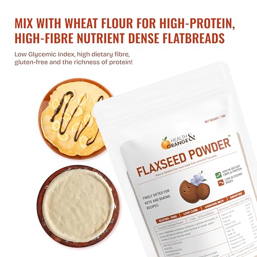Image of H&O Defatted Flaxseed Flour - 400 Gram - High Protein, High Fibre & Low Fat - 100% Natural, Gluten-Free & Keto Friendly - Ideal for Baking, Smoothies & Healthy Cooking