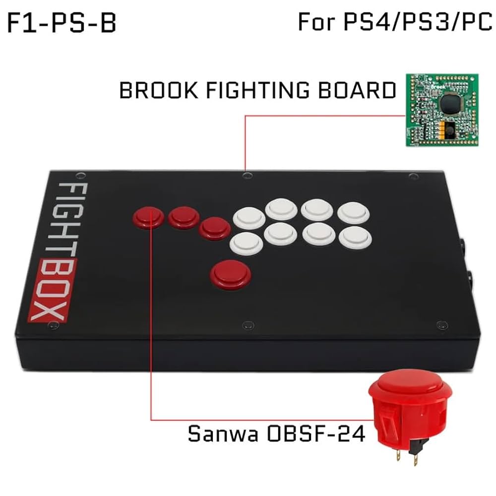 Amazon | FightBox F1-PS4-Bすべてのボタンアーケード
