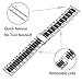 Compatible for Garmin D2 Air Band, Lamshaw Quick Release Stainless Steel Metal Replacement Straps Compatible with Compatible with Garmin D2 Air X10 GPS Smartwatch (Silver-Black)