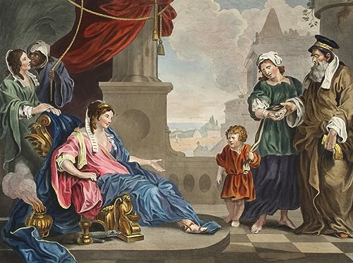 Affiche Toile Moïse William Hogarth déco murale 60x90cm