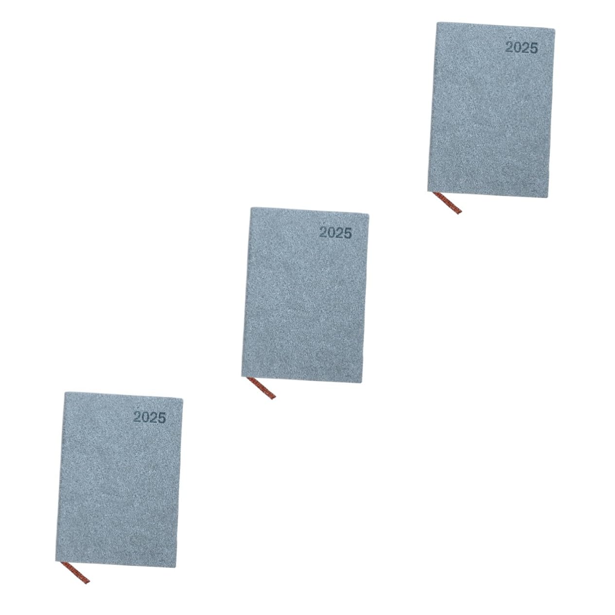 Angoily 3 Pezzi Agenda Planner con Copertina PU Taccuino Organizer Giornaliero e Annuale Leggero e Portatile per Casa e Ufficio Pianificazione e Organizzazione