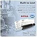 Serta Jackson Big and Tall Executive Home Office Chair with Smart Layers Technology, Wide Seat Cushion, Modern Comfy DeskChairs with Rolling Swivel Wheels, Bonded Leather, Black