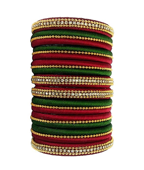 See full amazon price history chart for Tia Crafts Maroon Green Handmade Silk Thread Bangle Set for Women combo set (Maroon-Green, 2-2) Tia Crafts Maroon Green Handmade Silk Thread Bangle Set for Women combo set (Maroon-Green, 2-2) (B0BZMWLKG5) Amazon Price History, Amazon Price Tracker