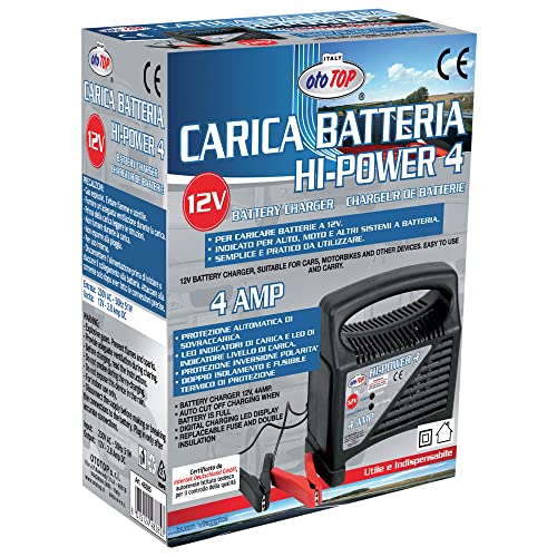 Caricabatterie hi-power 4, 12 v. 4 ah