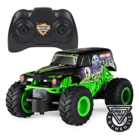 Monster Jam, Authentic Grave Digger RC, 1:24 Scale, 2.4 GHz, for Ages 4 and Up Cover