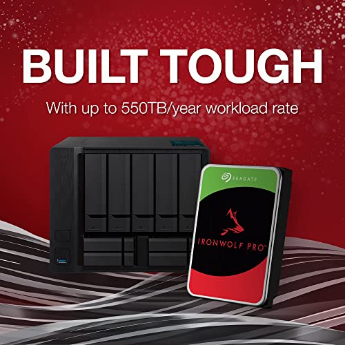 Image of Seagate IronWolf Pro, 8 TB, Enterprise NAS Internal HDD �CMR 3.5 Inch, SATA 6 Gb /s, 7,200 RPM, 256 MB Cache for RAID Network Attached Storage (ST8000NT001)