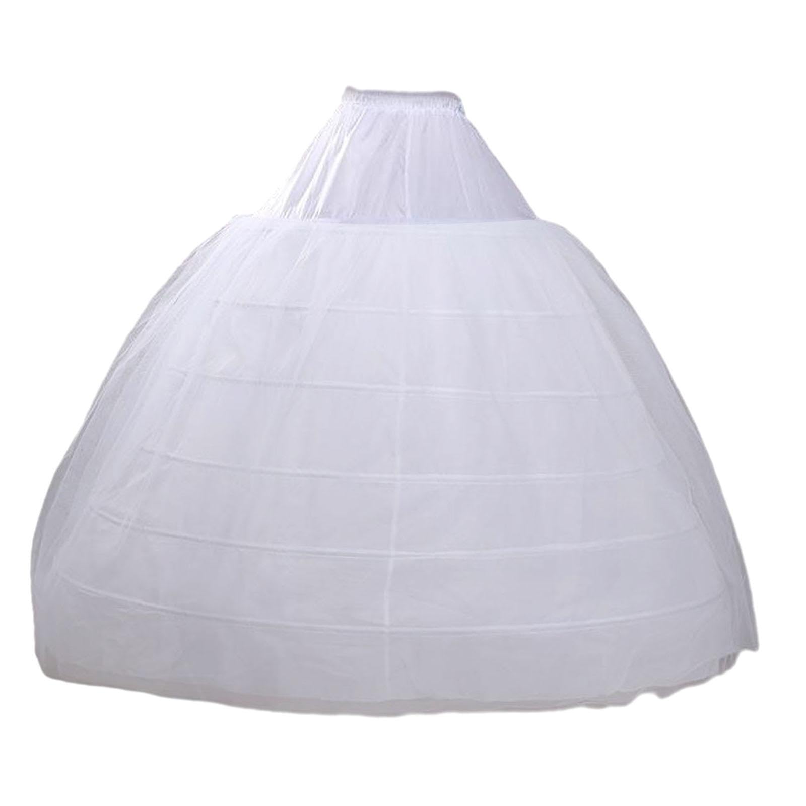 6 Reifrock aus Tüll, Unterrock für Damen, Krinoline, formt Kleider für besondere Anlässe, Vintage Kostüm, Tutu, Tüllunterrock