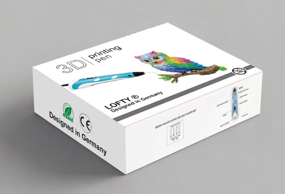 Generisch 3D Stift Kinder, 3D Stift Set, 3D Pen, Mit 15 Farben, + Malbuch | Kindergeschenk