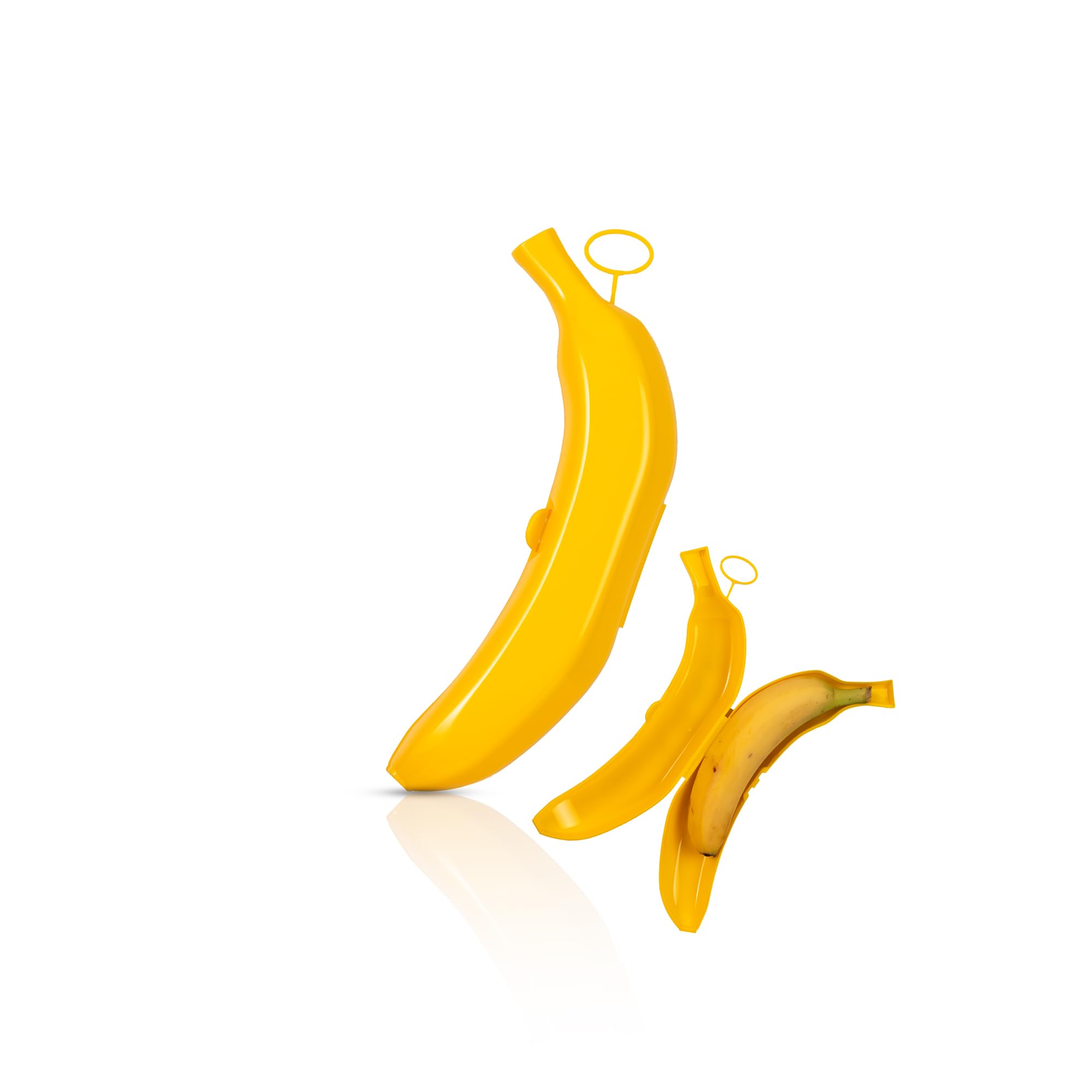 Nova Big Banana Case Reusable Premium Quality 100% BPA Free Dishwasher Safe Banana Guard Box Fruit Keep Fresh Container Banana Protector (Bananna Case)