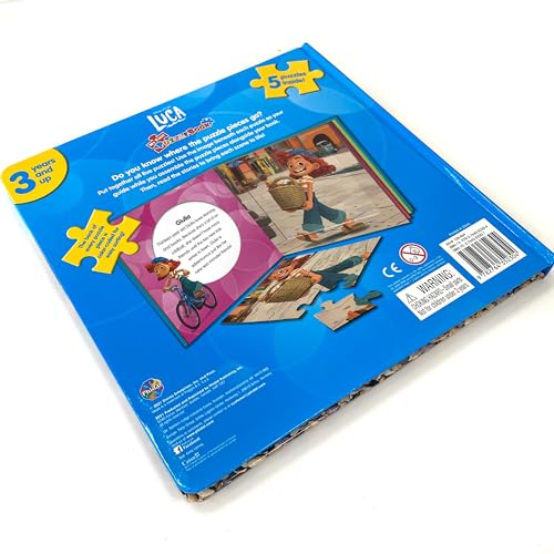 Disney / Pixar Luca My First Puzzle Book - Jigsaw Puzzles for kids, 10-page board book, 5 puzzles to enjoy - Image 2