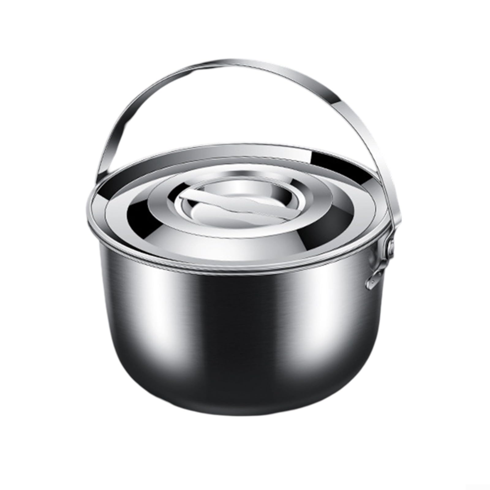 Filtro per olio in acciaio con coperchio, contenitore per olio da cucina, contenitore per olio da frittura (3,6 L)