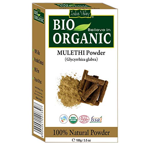 Preisvergleich Produktbild Indus Valley Bio Organic Mulethi (Lakritz) Pulver