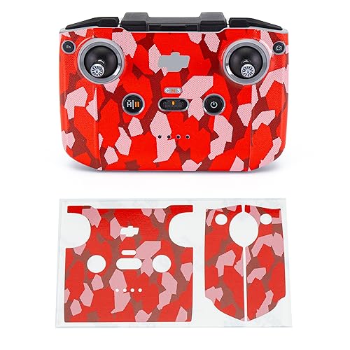 Image of WRAPGRADE Skin Stickers Compatible with DJI RC-N2 /N3 (Super RED DOT CAMO)